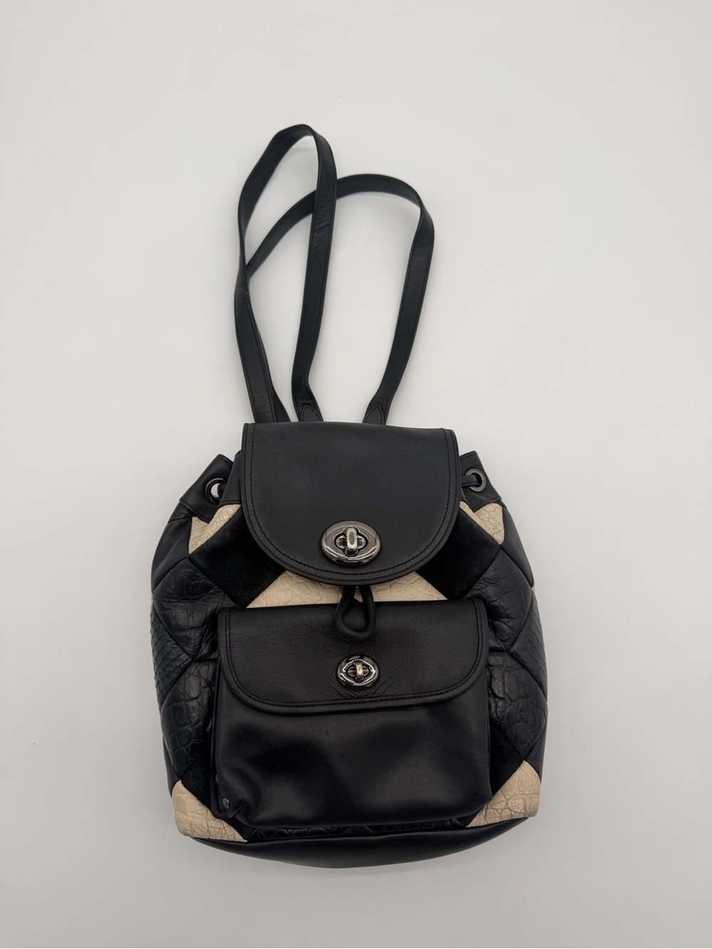Coach Patchwork Leather Backpack